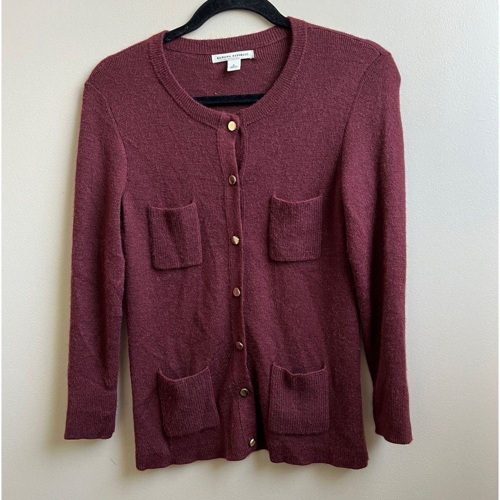 Banana republic classic sweater alpaca cardigan Size S